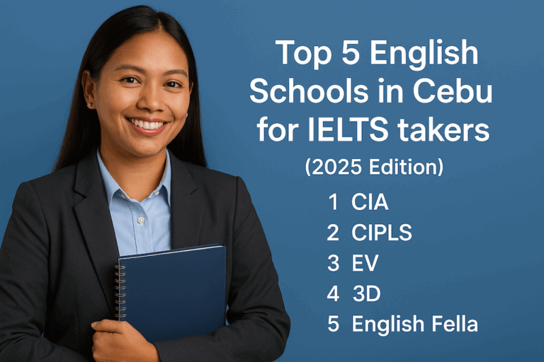 Top 5 English Schools in Cebu for IELTS Takers (2025 Edition)