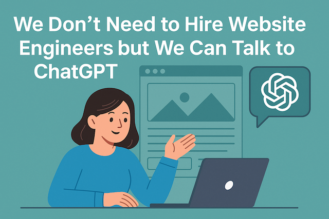 We Don’t Need to Hire Website Engineers — We Can Just Talk to ChatGPT